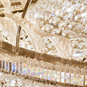 Hotel Lobby Iron Base Vintage Luxury Crystal Chandelier Banquet <strong>Hall</strong> Custom Project Large Chandelier for High Ceilings - Product Image 6