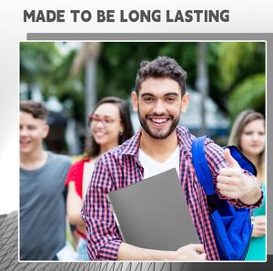 Reliure en plastique à 3 anneaux de 1 pouce, reliure souple en PP avec poche intérieure pouvant contenir 240 feuilles pour les fournitures scolaires en classe - Product Image 6