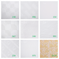 Plaques de plafond suspendu en PVC 2x2 2x4 Classe A ignifuges, étanches et anti-humidité, nettoyables, système de grille suspendue pour plafond.