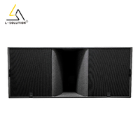 Système audio de scène extérieur haute puissance KS28 pour DJ, enceintes passives à double subwoofer néodyme de 18 pouces, ligne de basses, 4 ohms