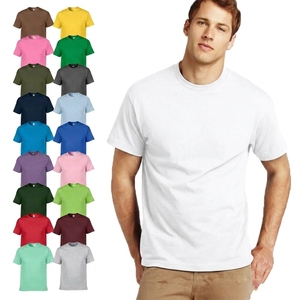 Camisetas de algodón 100% unisex para hombre y mujer, manga corta, 150gsm, venta al por mayor de fábrica. - Product Image 1