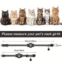 Collier pour chat en nylon durable avec clochette, réfléchissant, à libération rapide, compatible Airtag, étui de protection pour traceur GPS, réglable, vente en gros