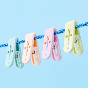 EVERSMILY Lot de 16 pinces <span class=keywords><strong>à</strong></span> <span class=keywords><strong>linge</strong></span> en plastique robuste et coloré de haute qualité pour séchage <span class=keywords><strong>à</strong></span> l'air libre - Product Image 5