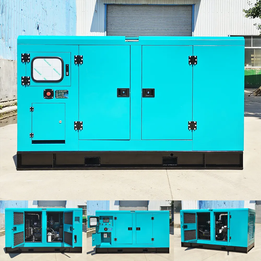 Cummins Perkins Weichai Deutz 15kva 20kw 30kw 50kw 100 kw 200 kw 400 kw 500 kw 800 kw 1000 kw süper sessiz dizel jeneratör