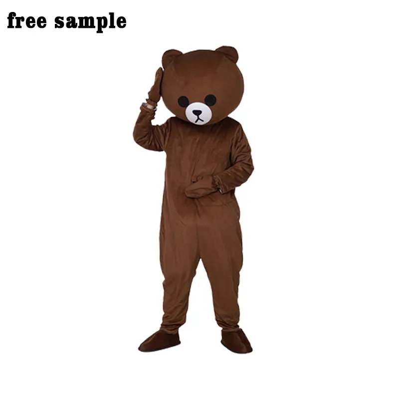 Disfraz de Mascota de animal personalizado, ropa creativa y divertida de oso amarillo para fiesta