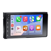 Estéreo para Auto de 7 Pulgadas y 2 Din con Carplay Inalámbrico, Reproductor Multimedia GPS, Pantalla Táctil BT, Video, Audio, Radio Android para Autos Toyota