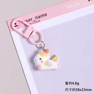 Porte-clés Licorne Kawaii en Résine CHENXI, Dessin Animé, Impression UV, Étanche, Tendance Mode, Pendentif Promotionnel pour Sac à Dos - Product Image 5