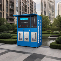Máquina Expendedora de Agua con Medidor Digital RO 800 GPD, Kiosco de Recarga de Agua Purificada para Jardín de Infancia y Escuela Primaria, Puerta S1