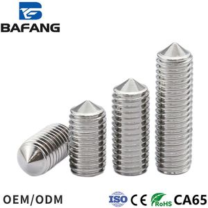 สกรูหัวแบนปลายแหลมสแตนเลส M6 อุปกรณ์ฮาร์ดแวร์ สกรูหัวหกเหลี่ยม - Product Image 2