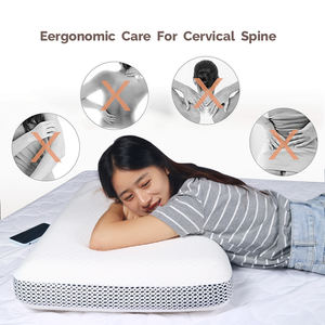 Almohada de Espuma Viscoelástica Triturada Personalizada de Fábrica, Almohada de Soporte Cervical, Almohada de Sueño Restauradora, Venta al por Mayor B2B OEM/ODM - Product Image 2