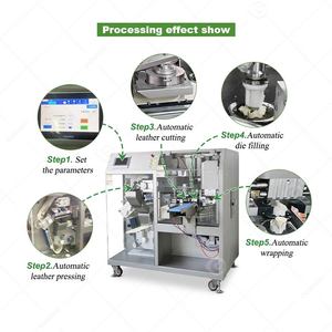 Gyoza Corn Empanada Completamente Automático China Usa Maquina Para Hacer Grandes Samosa Hacer Máquina Tamaño Grande - Product Image 3