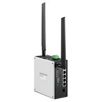 Punto de acceso inalámbrico WiFi 6 de doble banda de Grado Industrial, puerto óptico de 2,5G, 4 Gigabit LAN, 1 Gigabit WAN/