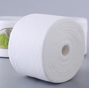 ผ้าเช็ดทำความสะอาดแบบม้วน ผลิตตามแบบที่กำหนดเอง ระบายอากาศได้ดี เป็นมิตรต่อสิ่งแวดล้อม ย่อยสลายได้ ผลิตจากผ้าสปันเลซแบบไม่ถักทอ ใช้แล้วทิ้ง กันน้ำได้ - Product Image 4