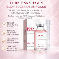Ampoule Éclat de Peau PDRN Rose Vitamine en Gros Usine, Soin Visage Coréen OEM, Sérum PDRN ADN de Saumon Rose Niacinamide