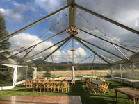 Carpa de Boda Impermeable de PVC de Alta Calidad para Alquiler al Aire Libre; Tamaño y Color Personalizables
