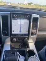 Radio kepala mobil layar sentuh, Android bebas genggam Upgrade pabrik Stereo Radio pengganti untuk Dodge Ram 2009 - 2012 dengan SatNav