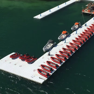 Phao Câu Cá Phao Nhựa Bền Màu Xanh Nổi <span class=keywords><strong>Pontoon</strong></span> Dock Sử Dụng Máy Bay Phản Lực Trượt Tuyết Nổi Dock Bể Bơi - Product Image 3