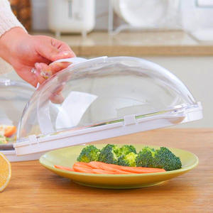 Couvercle de plaque pour micro-ondes Couvercle anti-éclaboussures avec poignée d'évents à vapeur Couvercle de nourriture pour micro-ondes Matériau PC de qualité alimentaire sans BPA - Product Image 6