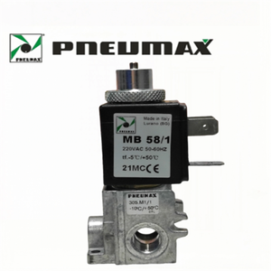 Électrovanne directe miniature d'origine <span class=keywords><strong>Pneumax</strong></span> 305.M58 - NC, G1/8, 220/50-60, série 300 - Product Image 5
