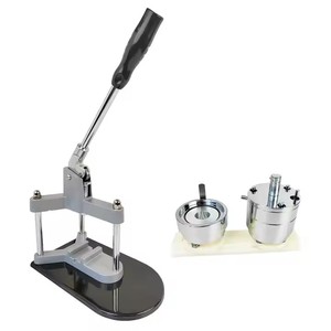 Máquina de prensa de insignias de plástico de 25-100mm, máquina para hacer insignias de botones redondos - Product Image 2