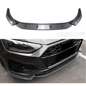 For Audi A4 B9.5 Bumper Guard <b>Protector</b> <b>Cover</b> Apron For Audi A4 B9.5 2020-2024 Car Front Bumper Lip Splitter Car Accessories - Product Image 4