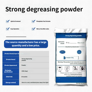 ผงทำความสะอาดพื้นผิวโลหะเกรดอุตสาหกรรมเคนลิน น้ำยาขจัดคราบไขมันสูตรเข้มข้น รุ่น XB-2G สีขาว ชนิดผงแข็ง - Product Image 4