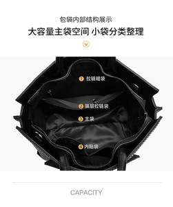 Fashion Ladies PU Autumn Embroidery Tote Handbag for Women <b>Large</b> Capacity Luxury Crossbody Shoulder <b>Bag</b> - Product Image 3