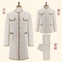 Ataúd Venta al por mayor Funeral Estilo chino Blanco Conjunto completo de alta calidad para jóvenes y ancianos Fábrica Chongxi