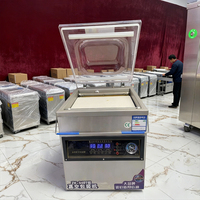 Scelleuse sous vide électrique semi-automatique à chambre unique Shengtong 340T, en acier inoxydable 304 de qualité alimentaire, machine d'emballage commerciale