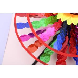 Precio Competitivo, Molino de <span class=keywords><strong>Viento</strong></span> Giratorio de Plástico con Forma de Girasol, Decoración de Jardín para Niños, Unisex, Edades 0-14, Fabricantes - Product Image 5