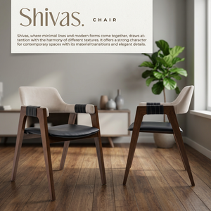 Modern Nordic Wood <b>Armchair</b> with PU Leather Upholstery Solid Back Living Room Chair for Home Furniture Hotel Apartment Use - Product Image 3