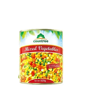 High Quality Canned Food Manufacture All Mixed Vegetables