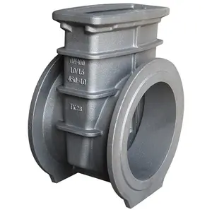 Carbon Steel Ductile Iron Resin Sand Casting Part for Gate Valve Body Ball Valve Parts Stop Valve