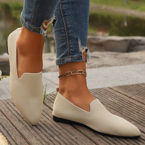 Vente directe d'usine chaussures simples décontractées pour femmes chaussures plates d'été antidérapantes légères - Product Image 3