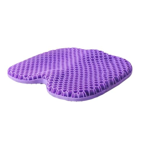 Nouveau coussin de siège en gel avec soutien amélioré, coussin de chaise de bureau extra large pour soulager la sciatique et les douleurs du coccyx, coussin en TPE - Product Image 3