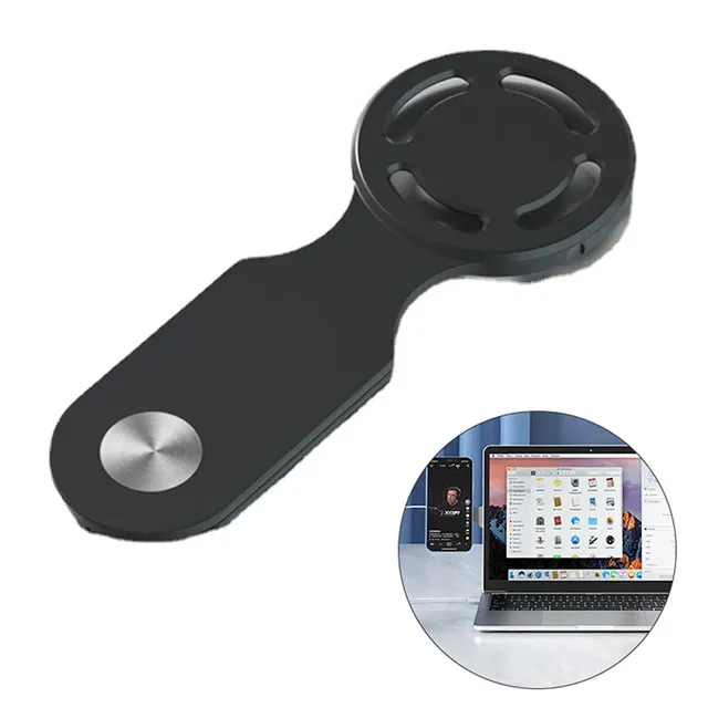 Magnetic Wireless Charging Holder for Laptop Phone Portable Desk Home Use Compatible iPhone 14 Pro Max Samsung MagSafe Computer