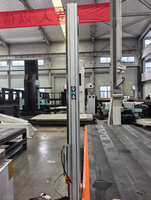 Machine de découpe verticale à fil pour mousse Rongchi à grand déplacement avec moteur pas à pas de précision pour panneaux de mousse PE, EPE, XLPE