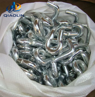 Cales de coffrage et clips en U Q235 galvanisés en acier de 12 mm avec crochets de verrouillage pour coffrage en béton, usine Hebei