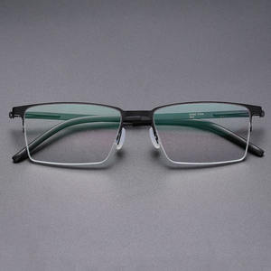 Osicare CHIOE High End Qualidade Spects Óculos De Metal Quadros Ópticos Templos Óculos De Olho Homens Leitura Frames De Vidro De Prescrição - Product Image 5