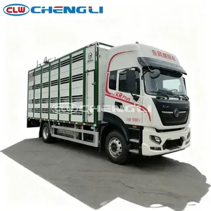 Camión de transporte de ganado HOWO 4x2 20-25T, transportador de animales para ganado vacuno, cerdos, ovejas y aves de corral, con carrocería ventilada, en venta. - Product Image 2