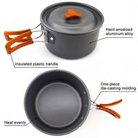 Baiyuheng Set kompor Gas portabel, Set Camping lengkap kompor Gas Portable untuk memasak dan berkemah