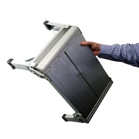 Explore Tabouret de cuisine pliable en aluminium pour camping-car Petit escabeau de salle de bain Escabeau d'escalier