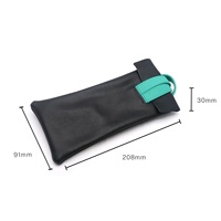 Étuis à lunettes de soleil carrés en PU de haute qualité, durables, légers (49g), compacts, avec logo personnalisé, noir/blanc/rose, marque KingSwit