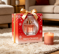 Coffret cadeau de Noël pour femmes, parfum en spray aux senteurs fruitées, écologique, personnalisé, parfum longue durée, 100 ml, emballage de luxe