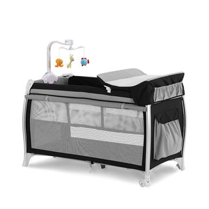 Culla per Neonati Moderna in Metallo Pieghevole e Regolabile in Altezza, per Uso Esterno, Ospedaliero e Alberghiero, Adatta per Camera da Letto e Soggiorno - Product Image 4