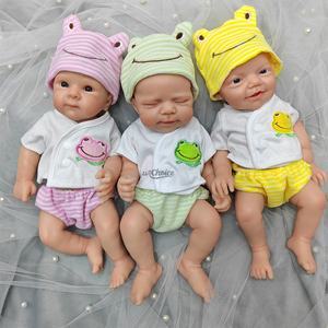 Кукла-реборн из силикона, 30 см (12 дюймов), полностью силиконовая, мягкая, реалистичная, в стиле мини-игрушки, коллекционная, художественная, подарочная - Product Image 4
