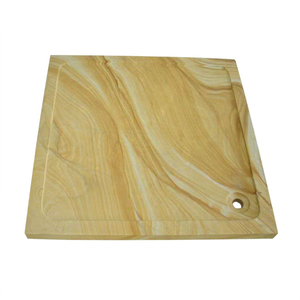 Base de Ducha Cuadrada Moderna de Piedra Artificial Impermeable con Diseño de Vetas Únicas para Duchas de Baño OEM BST-018A-SAST - Product Image 1