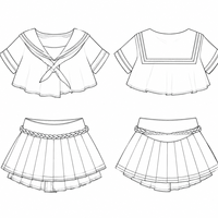 Vêtements de poupée personnalisés en gros OEM/ODM pour tenues de poupées BJD en coton