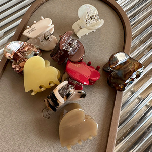 Fermagli per Capelli in Acetato da Donna Sheshares, Nuovo Stile, Accessori per Capelli a Forma di Cuore - Product Image 2