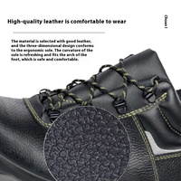 Chaussures de sécurité Deltaa pour hommes chaussures de sécurité imperméables semelle extérieure améliorée anti-écrasement et anti-crevaison PU
